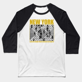 new york grunge Baseball T-Shirt